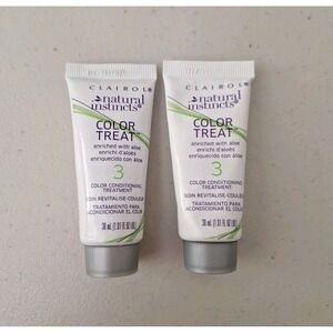 2 Tubes Clairol Natural Instincts Color Conditioning Treatment Conditioner #3